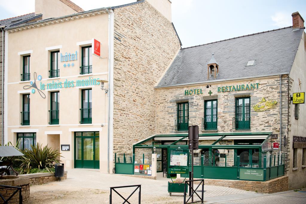 Hotel La Croix Verte - Le Relais Des Moulins Bain-de-Bretagne Exterior foto